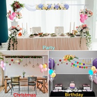 Support de ballon en arc de table avec pinces support de tige réglable pour les mariages de fête nuptiale bébé douche anniversaire fleur cadre