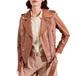 Veste en cuir pour femmes, nouveau style, vente en gros, toutes tailles, avec logo personnalisé, respirante et étiquetée - Product Image 1