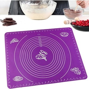 Silicone Dough <b>Rolling</b> and Kneading <b>Mat</b> Purple Pastry Baking Sheet - Product Image 2