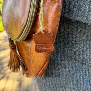 Bolso Mensajero de Cuero Vintage de Diseñador para Hombre, Venta al por Mayor, con Cierre de Cremallera LCS-0026 - Product Image 5