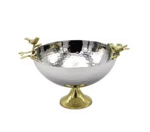 Soporte de mariposa de latón pulido brillante de calidad fresca, cuenco decorativo, diseño de Metal de hierro de alta calidad, soporte para cuenco para servir, superventas - Product Image 5