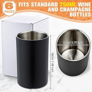 Seau à vin isotherme portable 750 ml pour <span class=keywords><strong>champagne</strong></span> et bouteilles de vin, refroidisseur de boissons en acier inoxydable, accessoires pour <span class=keywords><strong>le</strong></span> vin - Product Image 5