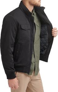 Chaqueta bomber de alta calidad con logotipo personalizado al por mayor, chaqueta de béisbol para hombre de baloncesto y logotipo de la mejor calidad para hombre - Product Image 3