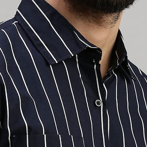 Top Trending Custom Made OEM Nuevo diseño de algodón Camisas casuales de los hombres con tamaño de color personalizado y Impresión de logotipo de alta calidad - Product Image 3