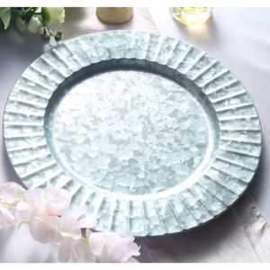 Fournisseurs en gros de vaisselle moderne assiette de chargeur à usage domestique assiette de chargeur forme ronde accessoires de vaisselle - Product Image 6