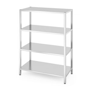 HENDI Bolted <b>Kitchen</b> <b>Storage</b> Rack with 4 Solid Shelves 1200x600x1800mm <b>Kitchen</b> Line - Product Image 1