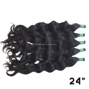 100% indonésien vierge Remy Extension de cheveux Bundle Style ondulé naturel sans enchevêtrement doux brillant peut être teint toutes les couleurs de cheveux humains - Product Image 3