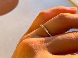 เครื่องประดับแหวนคลาสสิกสไตล์ Boho สำหรับผู้หญิงเครื่องประดับเงิน925เงินสเตอร์ลิงสีขาวบุษราคัมแหวนแฮนด์เมดของขวัญสำหรับความรัก - Product Image 2