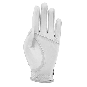 Gants de golf en cuir véritable, durables et de haute qualité, avec logo personnalisé, paume en cuir de mouton, doux, pour hommes, couleur blanche. - Product Image 4