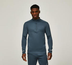 Chándal ajustado a la moda personalizado precio impreso bajo MOQ Algodón ligero hecho para el invierno patrón sólido - Product Image 1