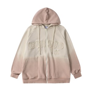 Ropa de alta calidad 400GSM 450GSM 500GSM Unisex 100% algodón mezclado personalizado 3D en relieve sudaderas con capucha para hombres - Product Image 1