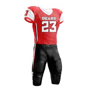 Tenues de football américain tendance, respirantes, à séchage rapide, manches courtes, imprimées par sublimation, anti-UV, service de vente en gros OEM - Product Image 3