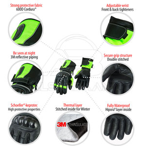 Meilleure vente en ligne sur les nouveaux gants de moto pour hommes, nouveau style, coupe-vent, gants de moto pour hommes - Product Image 6