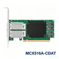 Adaptateur réseau Ethernet Mellanox Connect X-5 EN MCX516A-CDAT double port 100GbE QSFP28 PCIe 4.0 x16 RDMA RoCE NVMe-oF Smart NIC