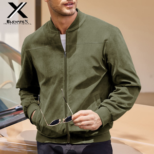 Chaqueta de lona con capucha y cremallera para hombre, de alta calidad, para invierno, con cuello alto personalizado, ecológica, reversible, de algodón, para otoño, estilo urbano. - Product Image 2