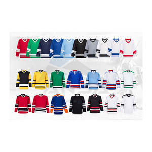 เสื้อฮอกกี้น้ำแข็งคุณภาพสูงแบบซับลิเมชั่น ออกแบบและโลโก้ตามสั่ง วัสดุพรีเมียม ชุดฮอกกี้แบบสั่งทำราคาประหยัด - Product Image 6