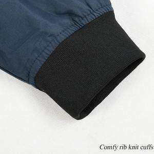 Vestes de baseball coupe ajustée pour hommes avec fermeture éclair coupe-vent décontracté à col montant Streetwear Hip Hop Bomber Coat vêtements d'extérieur - Product Image 4