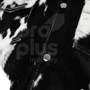 Chaqueta de Cuero Vacuno Auténtico Premium para Hombre, Resistente, Duradera, Transpirable, de Secado Rápido, Ecológica, con Logotipo Frontal, para Invierno - Product Image 5