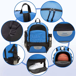 Stylish Modern Design Versatile Basketball <b>Backpack</b> With Internal Organizer For Athletes Daily Use - Product Image 3