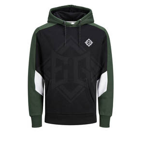 Sudaderas con Capucha de Forro Polar para Hombre, de Alta Calidad, Ecológicas, de Secado Rápido, Transpirables, con Logotipo Personalizado, Diseño Sólido, Estilo Casual - Product Image 1