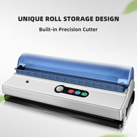 80kPa 150W 32cm 12L/min rangement de rouleaux coupe-sac bande 5 couches machine sous vide soudeuse emballage alimentaire