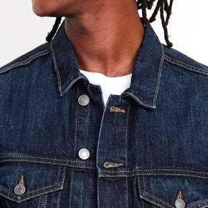 Veste en jean lisière style japonais pour hommes Ensemble en jean Veste en jean pour hommes - Product Image 3