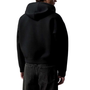 Streetwear Men's High Quality Polyester Cotton Fleece Winter Quick Dry Breathable Regular Fit Pocket Pullover Hoodie - Product Image 4