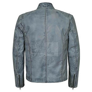 Chaqueta de cuero para hombre más vendida Diseño superior disponible Chaqueta de invierno de cuero para hombre a la venta - Product Image 4