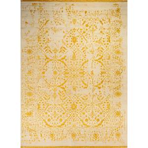 Alfombra de Lana y Seda Anudada a Mano Estilo Sudeste Asiático, Modelo Skrt-817, Rectangular con Medallón, para Pasillo, Sala de Estar, para Adolescentes, para Uso Doméstico - Product Image 1