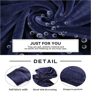 Ensemble de survêtement pour femme en velours personnalisé avec imprimé strass, hiver, 2 pièces, sweat-shirt à capuche, pantalon droit, écologique, grande taille - Product Image 5