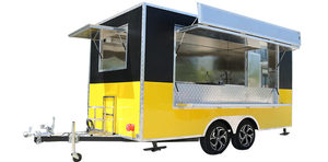 Camions de restauration mobiles entièrement équipés pour kebab, barbecue, frites, burgers, pizzas, avec friteuse, à vendre - Product Image 3
