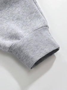 Pantalons pour hommes de haute qualité, tricotés, avec poche, pantalons décontractés pour hommes, pantalons de sport, couleur unie, pantalon de course, molleton - Product Image 3