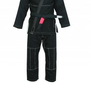 Vente en gros de kimono BJJ personnalisé uniforme d'arts martiaux 100% coton extensible avec logo personnalisé tailles unisexe pour adultes disponibles sur le devant - Product Image 6