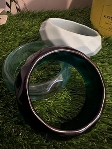 Nouveau paillettes paillettes couleur carré géométrique Transparent résine Bracelet grosse fille acrylique Bracelet en gros - Product Image 4