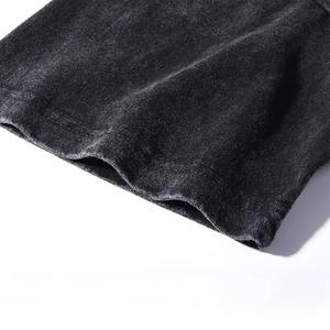 T-shirt vintage surdimensionné pour hommes personnalisé 300GSM coton Streetwear lavage à l'acide DTG imprimé T-shirt lourd vente en gros - Product Image 6