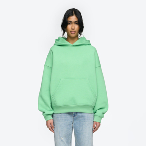 Venta al por mayor OEM personalizado hombres pulóver sudaderas con capucha diseño ligero en color sólido para invierno liso teñido sudaderas con capucha - Product Image 1