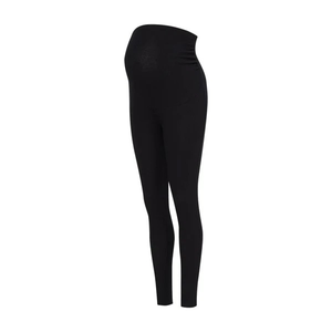 Bangladesh Manufacture High Waist Spandex Sport <b>Leggings</b> for <b>Ladies</b> Black Ribbed Maternity <b>Leggings</b> Custom Print Casual - Product Image 1