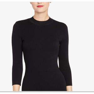 Abito in maglia aderente da donna Rachel Roy con taglio sul retro, nero, taglia media - Product Image 3