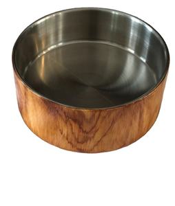 Customized XL Size Stainless Steel Pet Bowl with Wooden Bowl Holder Portable Pet Feeder for <b>Dogs</b> & Cats <b>Food</b> & Water Serving - Product Image 5