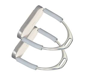 Recién llegado, estribos para montar a caballo de doma, empuñadura de seguridad ajustable ligera de aluminio, fábrica, Exportación de fabricante OEM - Product Image 5