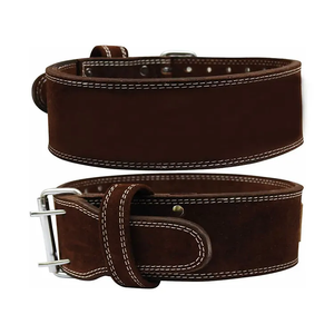 Cinturones de fitness XXL unisex al por mayor cinturón de palanca de levantamiento de pesas y levantamiento de pesas con logotipo personalizado de cuero de vaca resistente y nailon - Product Image 2