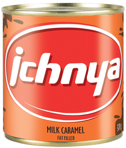 นมข้นจืดอิชญ่า คาราเมล ไขมัน 8.5% อิชญ่า 370 กรัม กระป๋องโลหะ - Product Image 1