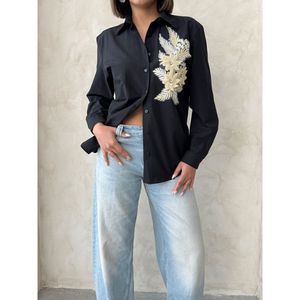 Blusa/Camisa con Detalles Florales para Mujer - Product Image 5