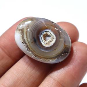 Piedra Preciosa de Ágata Sulemani Negra Natural, Cabujón de Ágata, Ágata Veteada, Piedra Suelta Lisa, Proveedor Mayorista de Piedras para Joyería - Product Image 2