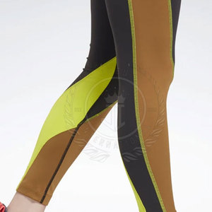 Nouveau design, leggings taille haute grande taille, taille élastique unie, pour femme, séchage rapide, vêtements de yoga, service OEM, pantalon de yoga personnalisé - Product Image 6