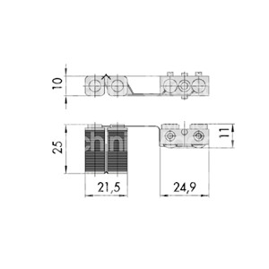 GRUPO DE BOBINA Voltaje 12V CA para cerraduras eléctricas serie: 14010 - 14011 - 14012 14013 - 14017 - Product Image 1