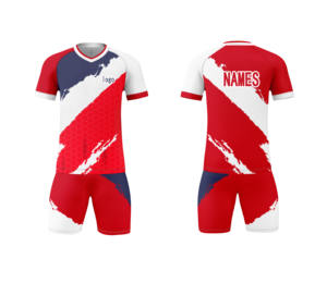 Ensemble personnalisé de vêtements de football pour hommes à séchage rapide respirant 100% polyester kit de vêtements de sport à sublimation uniforme de football - Product Image 1