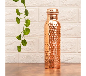 1000ml 34oz Verres en cuivre martelé Durable réutilisable Sports de plein air Gobelet de voyage Oretrove MHQ Traders PVT LTD - Product Image 1