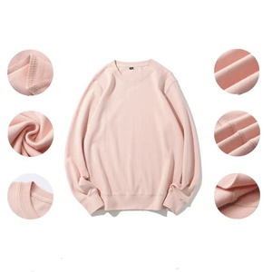 เสื้อสเวตเตอร์คอกลมแขนยาวสำหรับผู้ชาย, เสื้อสเวตเตอร์ลำลองสีพื้นเข้ารูปสำหรับฤดูใบไม้ร่วง - Product Image 5