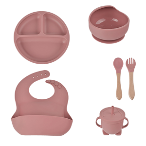 Lot <span class=keywords><strong>de</strong></span> 4 assiettes bébé en silicone avec ventouses, qualité alimentaire, pour l'alimentation des tout-petits et des enfants, vente en gros - Product Image 1